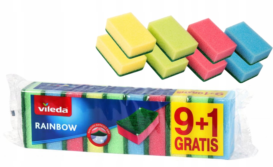zmywak vileda rainbow 10 szt.