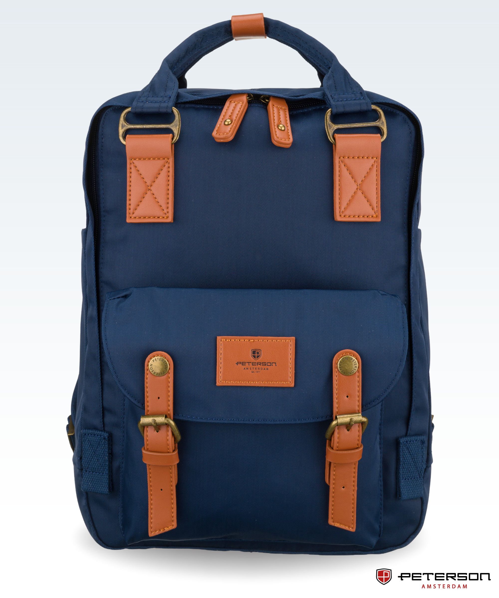 plecak ptn gamma-0374 navy-brown
