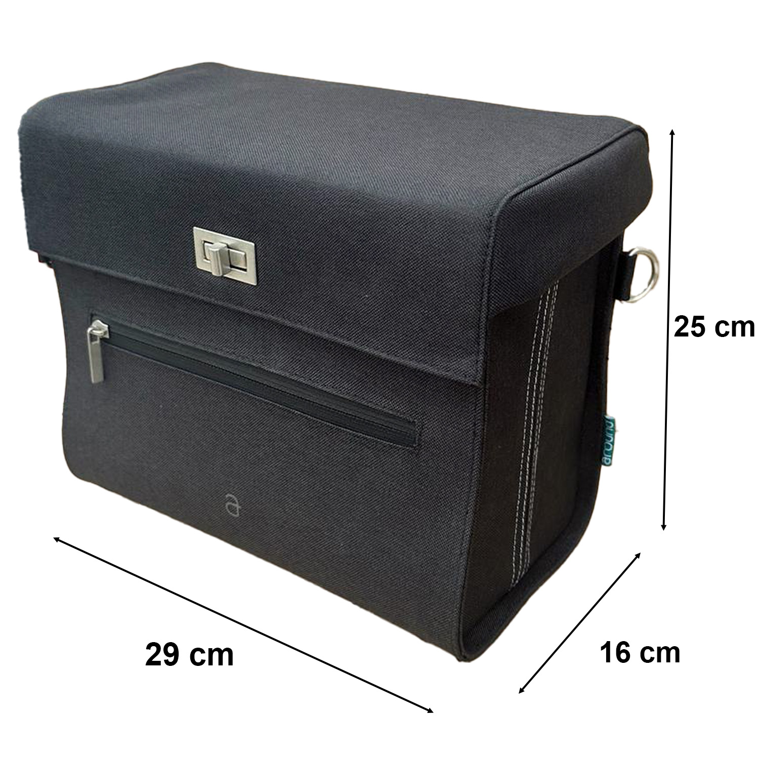 torba sakwa kosz rowerowy na kierownicę na click do roweru 9l jakość around