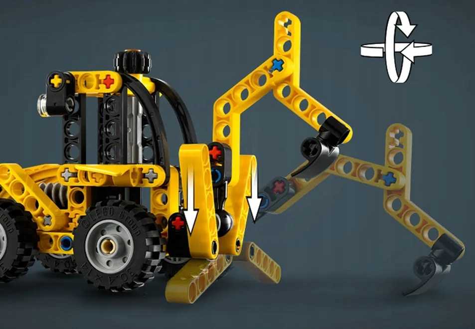 42197 - lego technic - koparko-ładowarka