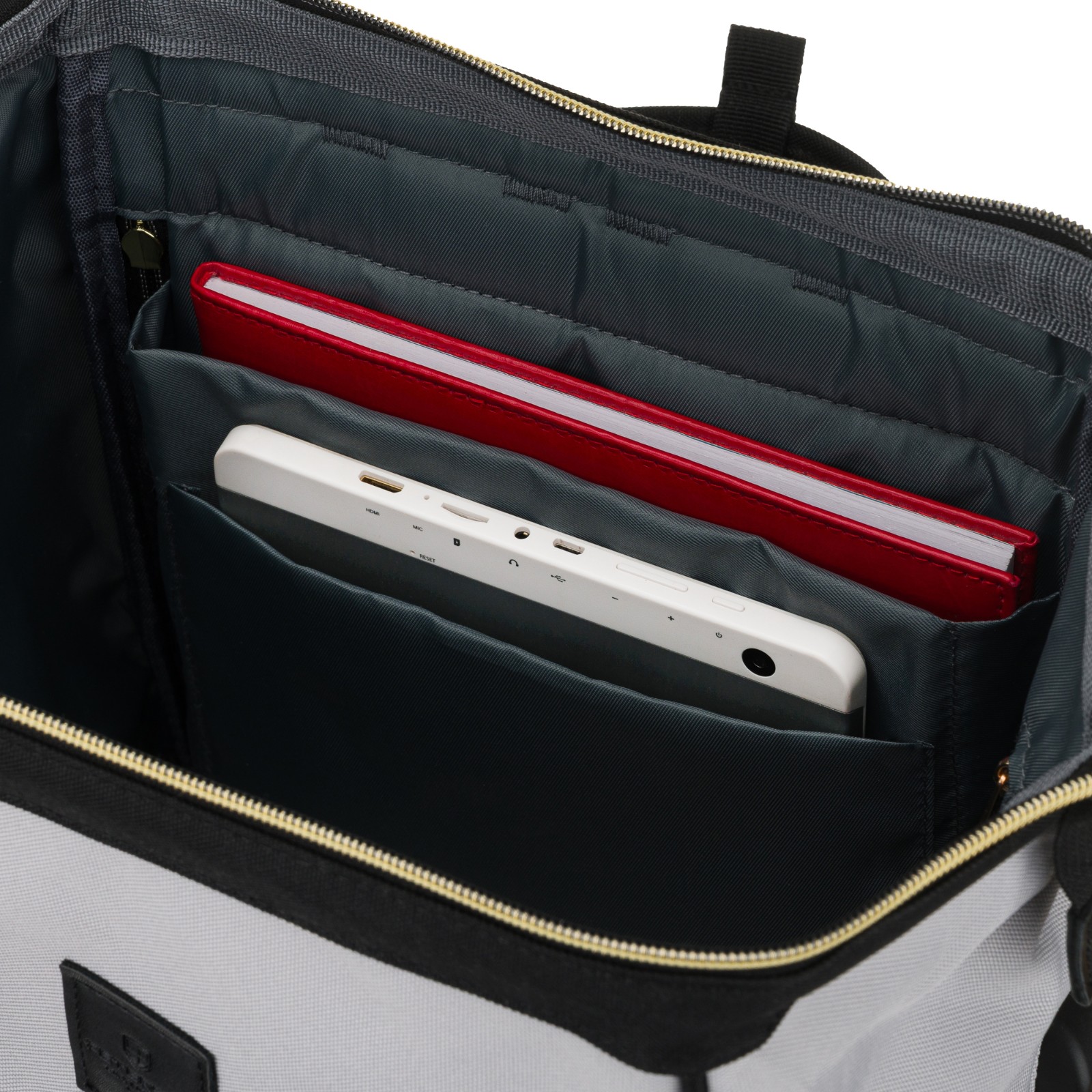 plecak materiałowy ptn alfa-5295 black-gray