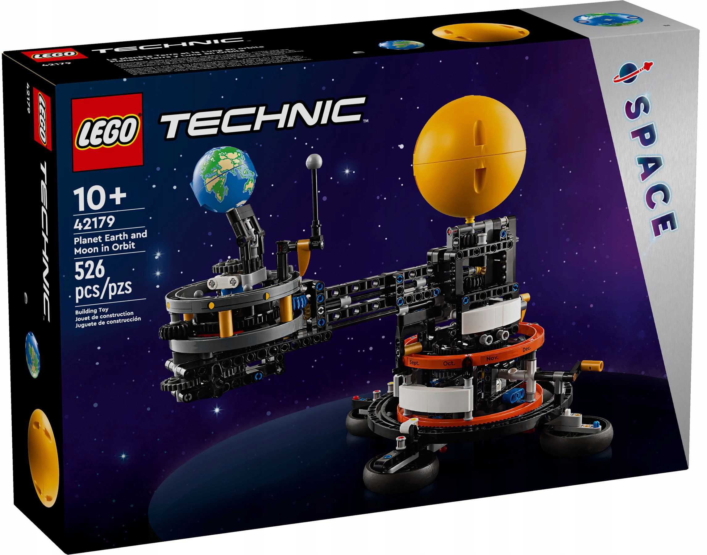 42179 - lego technic - planeta ziemia i księżyc na orbicie
