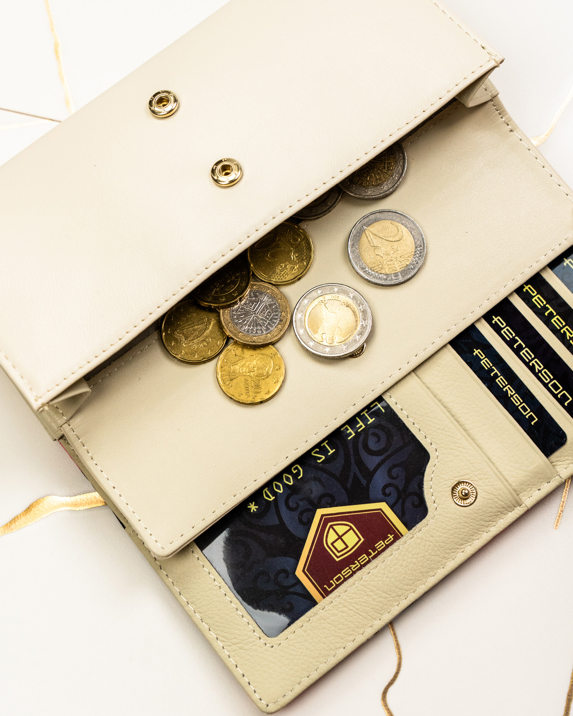 portfel damski skóra+pu ptn px22-pf1-4832 rose