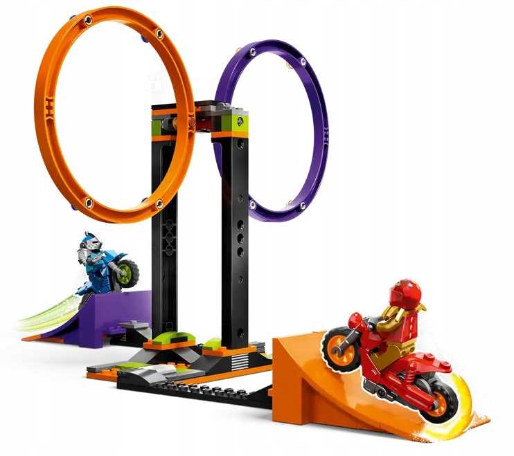 60360 - lego city - wyzwanie kaskaderskie - obracające się okręgi