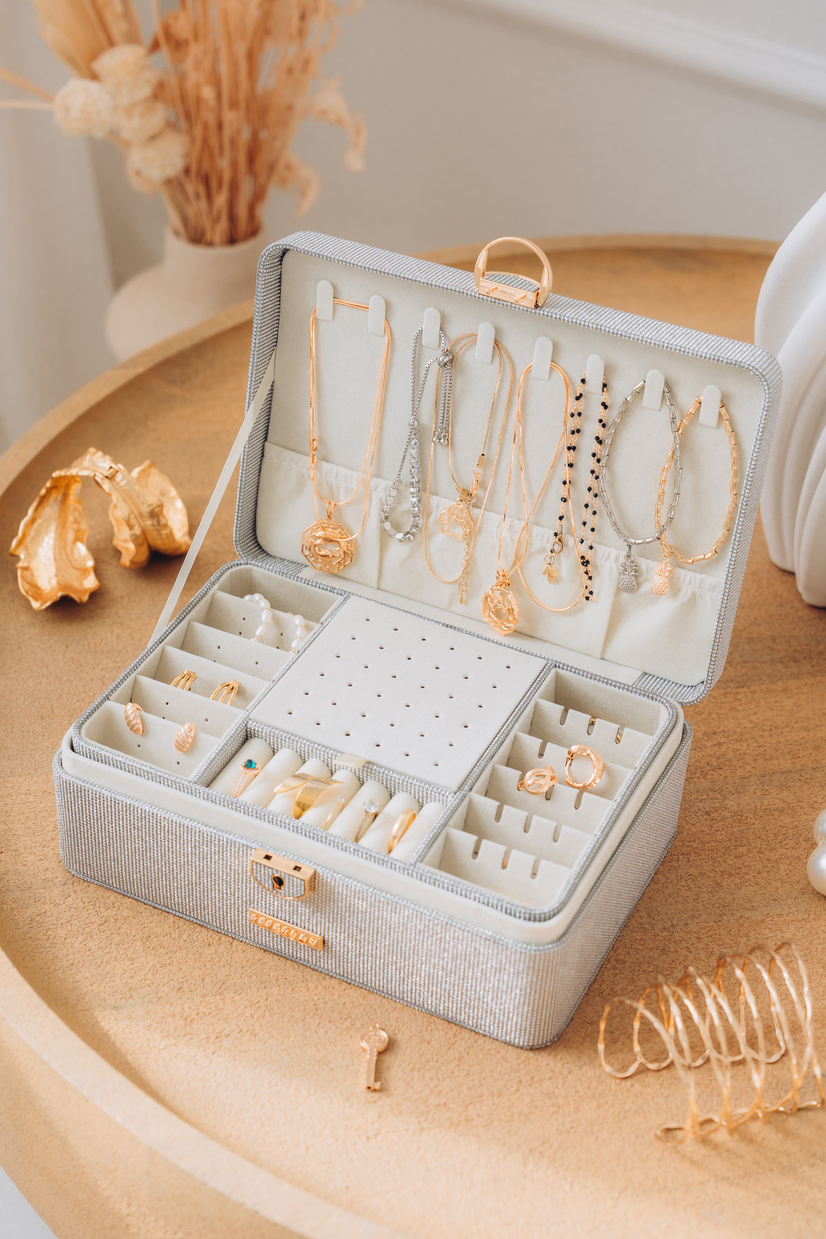 szkatułka ptn szk-08-3118 grey silver