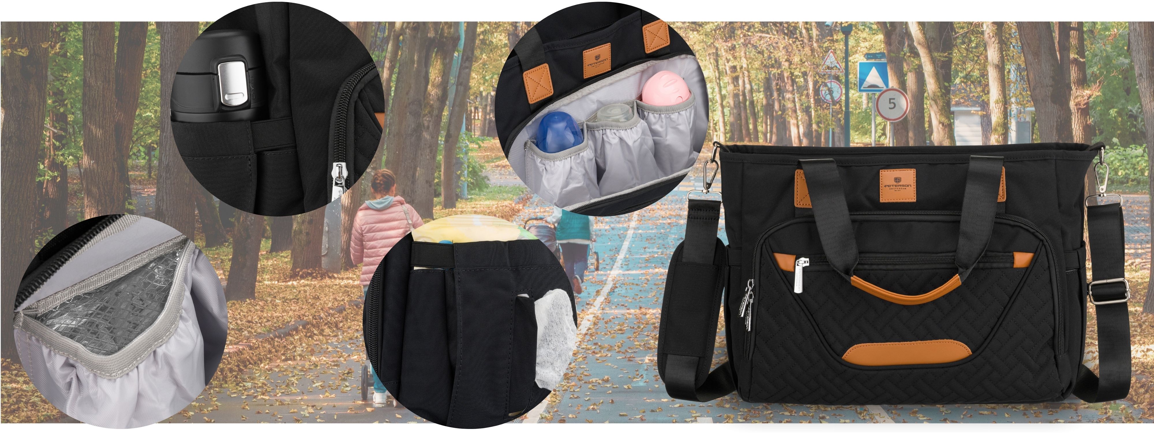 torba na wózek ptn mb4-2844 black