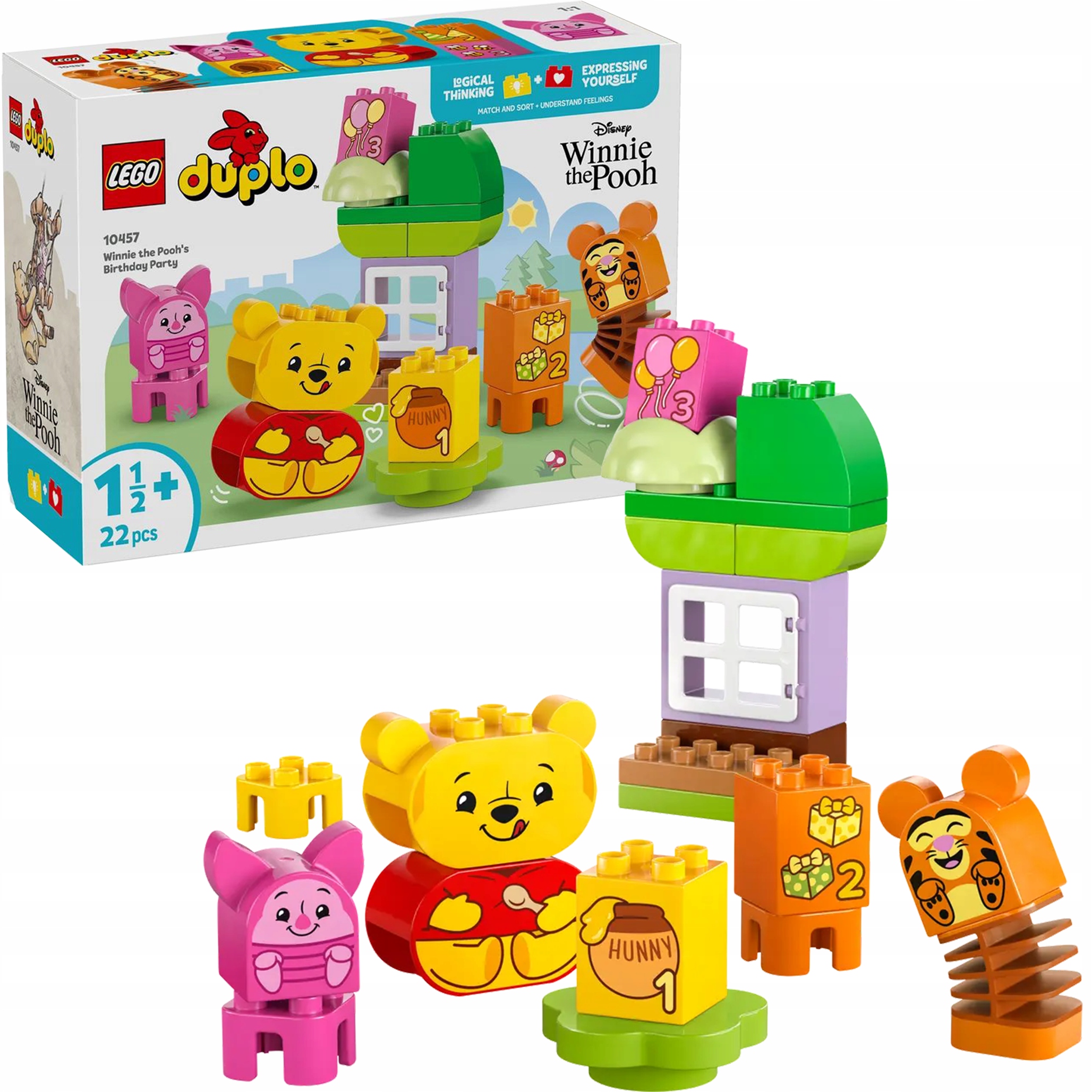 10457 - lego duplo - przyjęcie urodzinowe kubusia puchatka