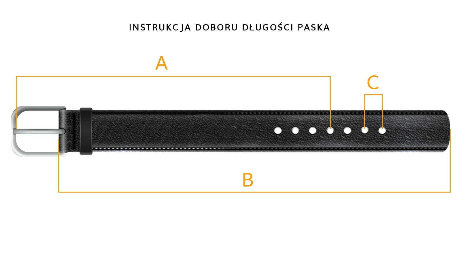 pasek skóra pdc-3 granatowy