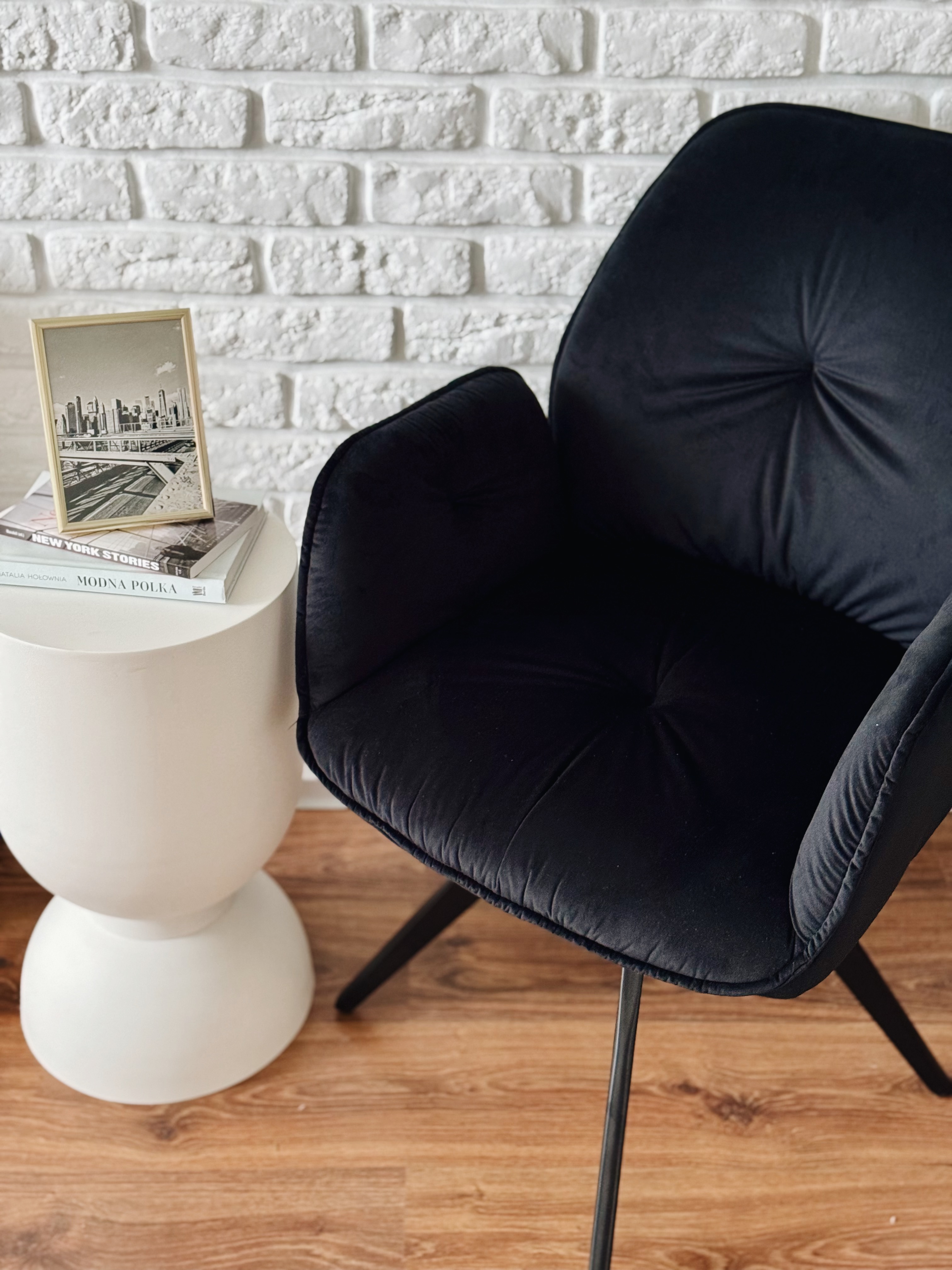 krzesło obrotowe perla czarny