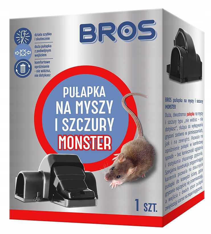 bros - pułapka na myszy i szczury monster