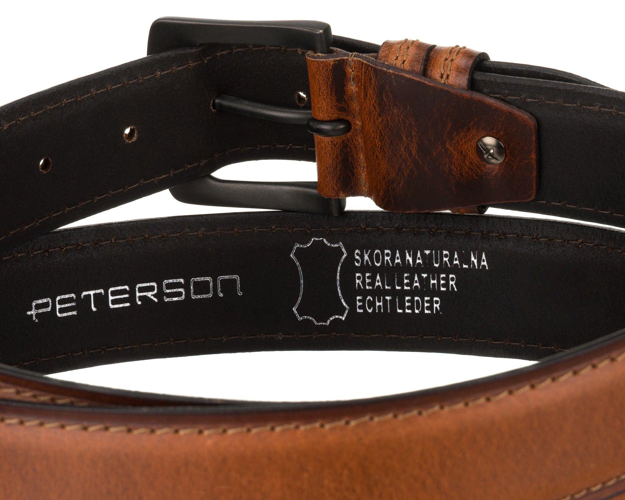 pasek męski ptn ltp-32-135-1489 brown