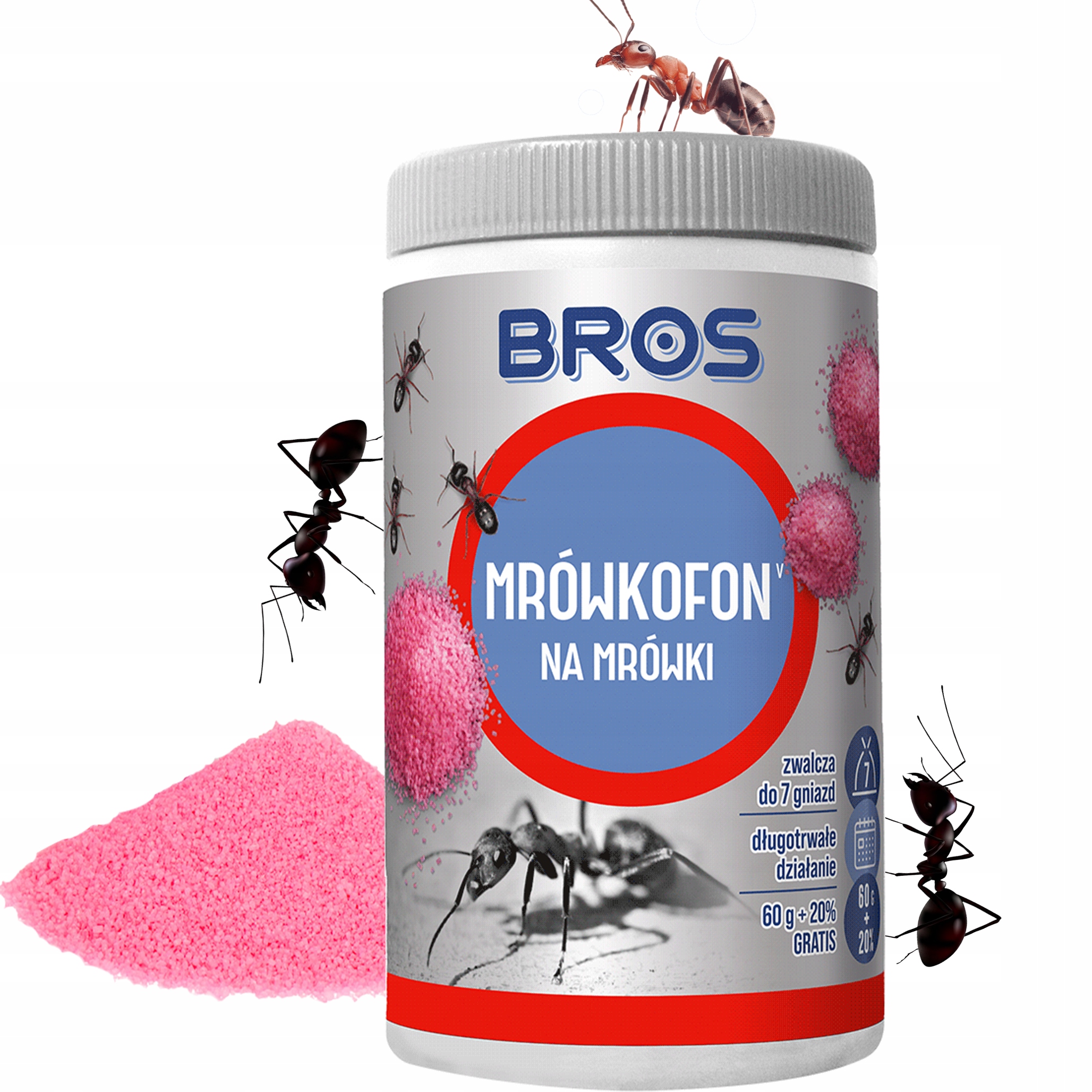 bros - mrówkofon - środek na mrówki 60g