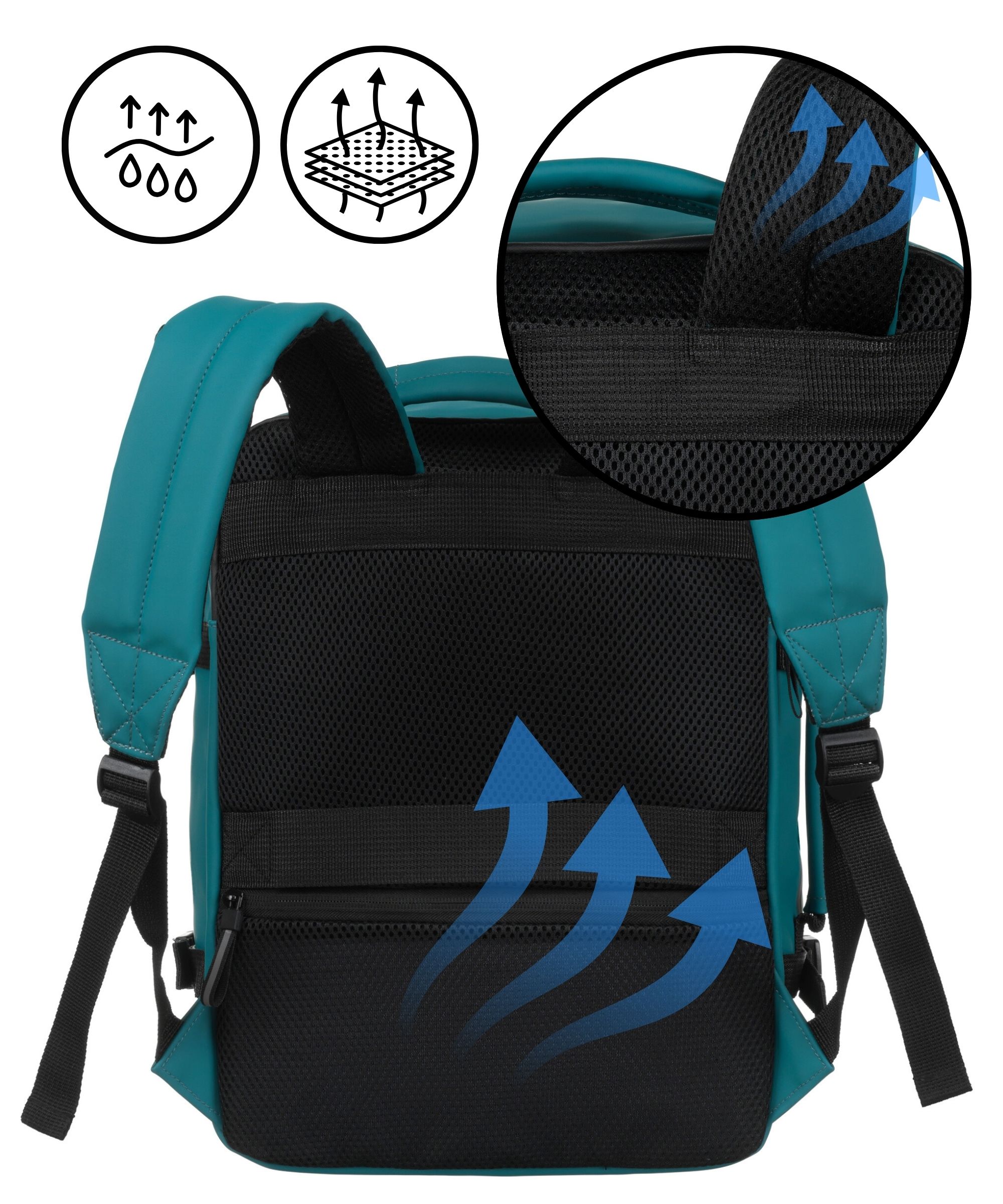 plecak ptn skyline-8657 turquoise