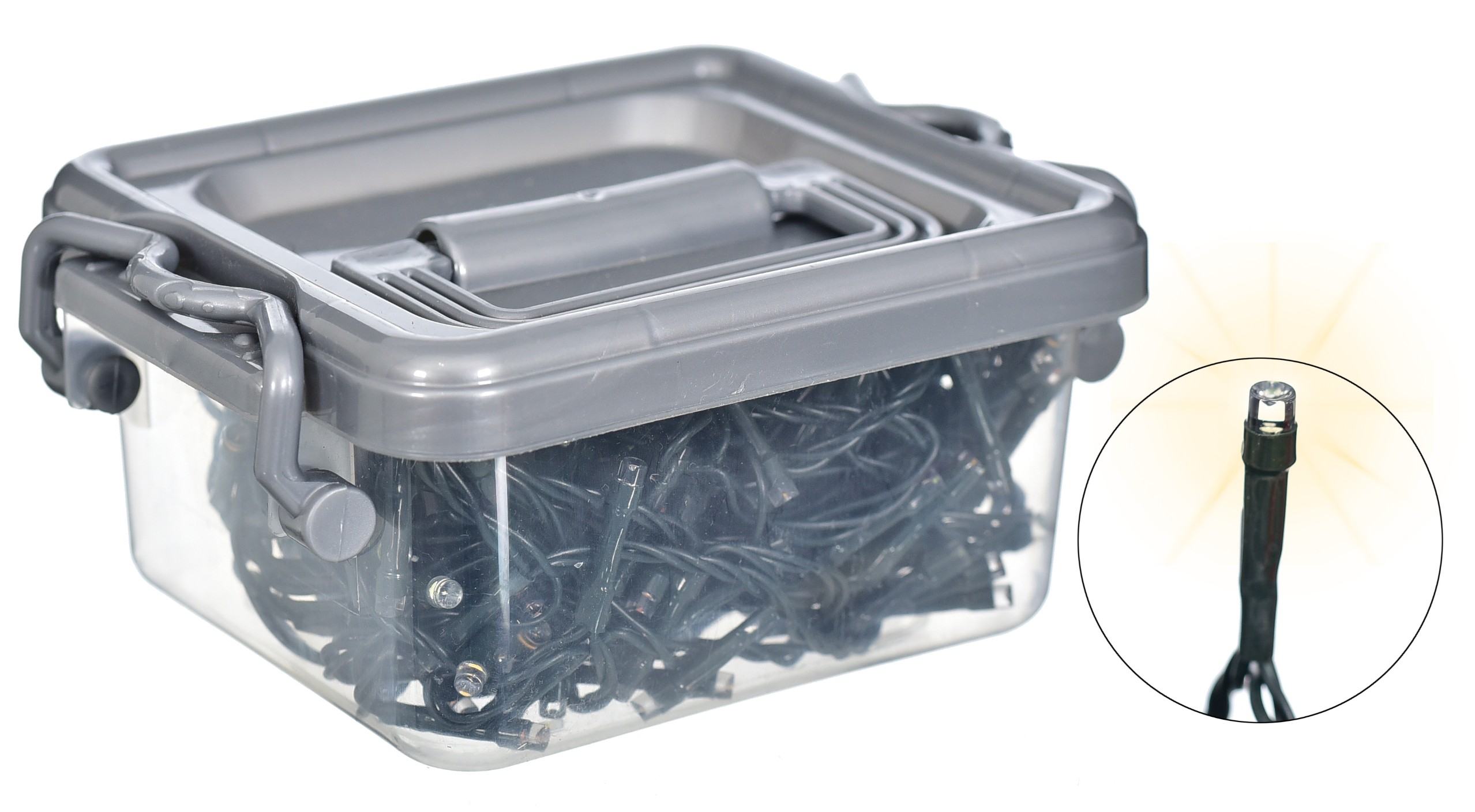 lampki choinkowe 180 led białe z timerem i kontrolerem 8 funkcji święta