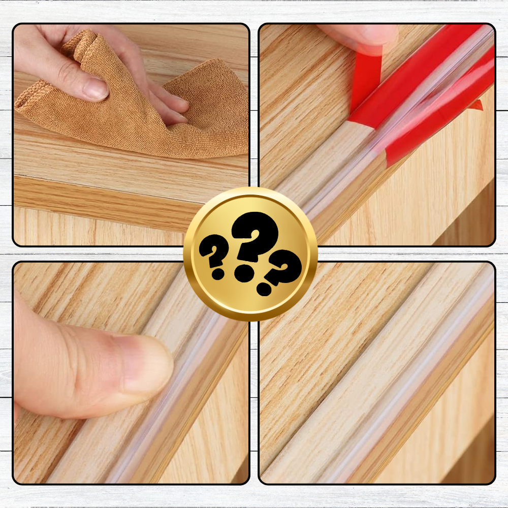 bezbarwna taśma zabezpieczająca kanty mebli listwa na rogi osłona krawędzi