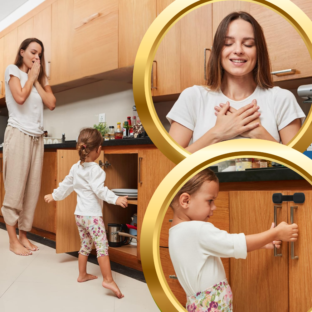 zabezpieczenia szafek blokada szuflad mebli drzwi przed dziećmi mocna