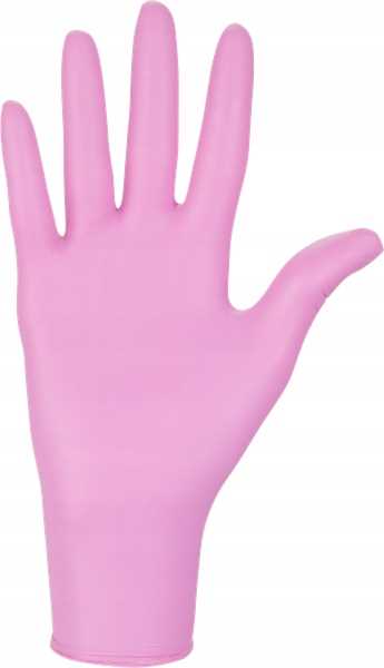 rękawice nitrylowe 100 szt. 7-s nitrylex pink