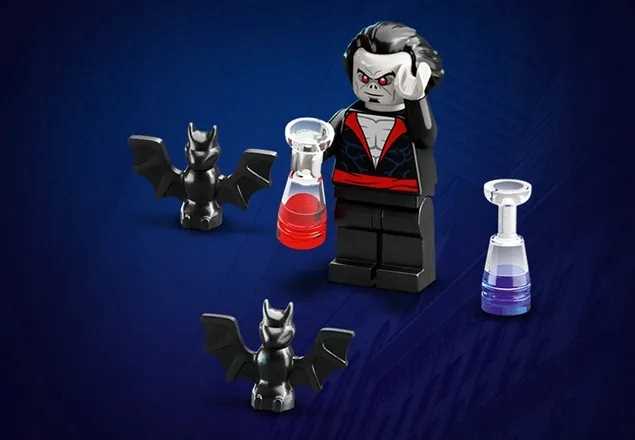 76244 - lego super heroes - miles morales kontra morbius