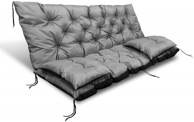 poduszka ogrodowa 150x60x50 cm + 2 poduszki na ławkę huśtawkę wodoodporna