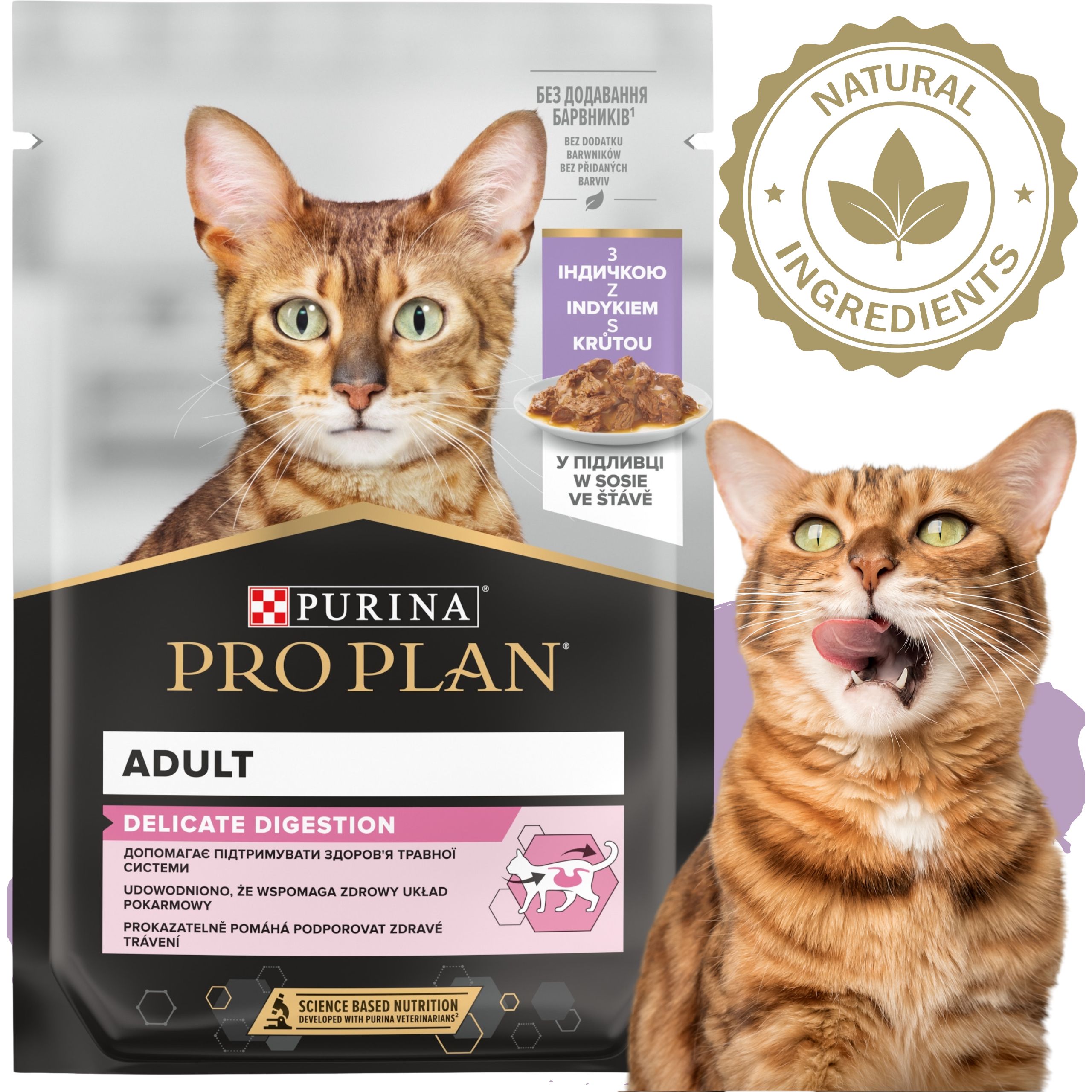 karma mokra dla kota purina pro plan z indykiem w sosie 85 g wrażliwe koty