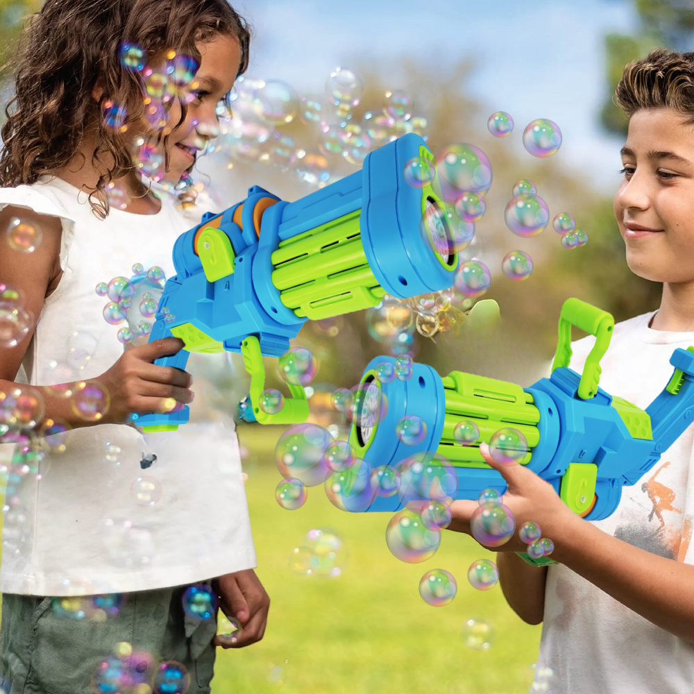 pistolet bazuka na bańki i wodę elektryczny automatyczny karabin wodny