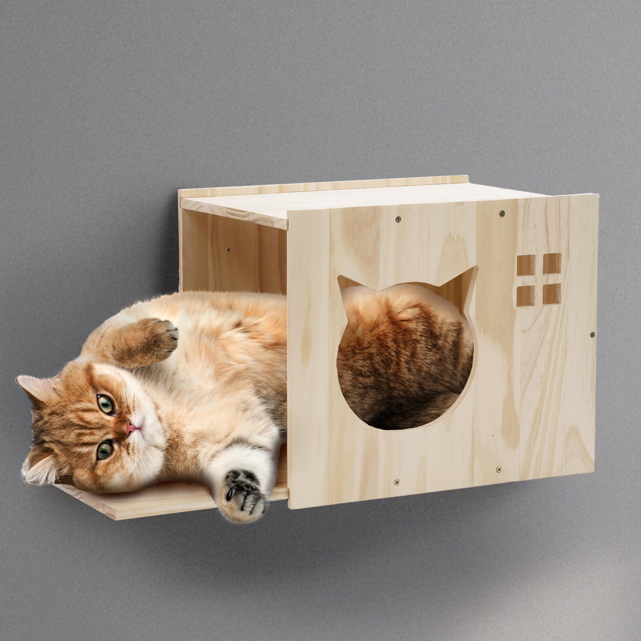 plac zabaw dla kota ścianka wspinaczkowa 11-elementów legowisko domek budka