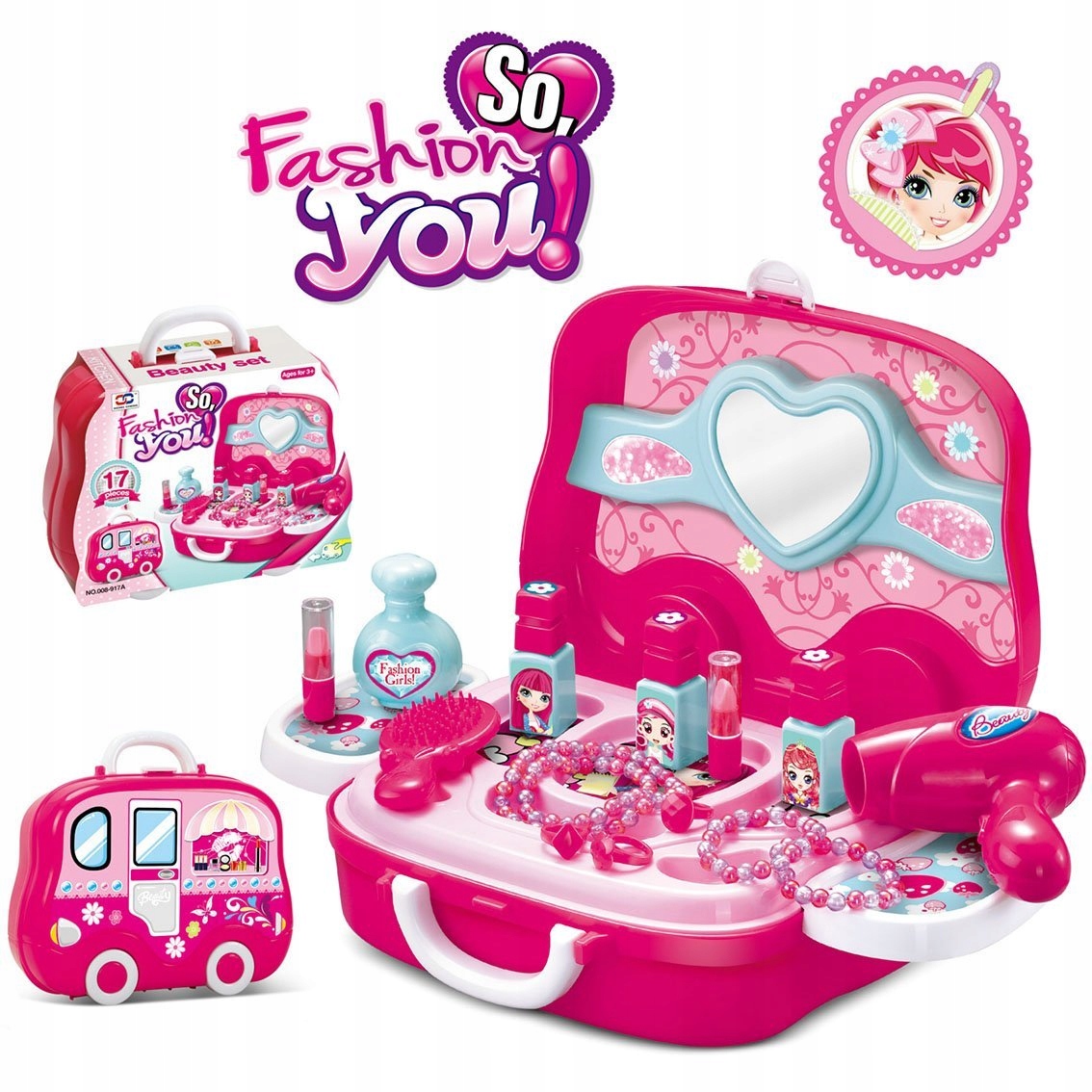 mała toaletka w walizce  008-917a