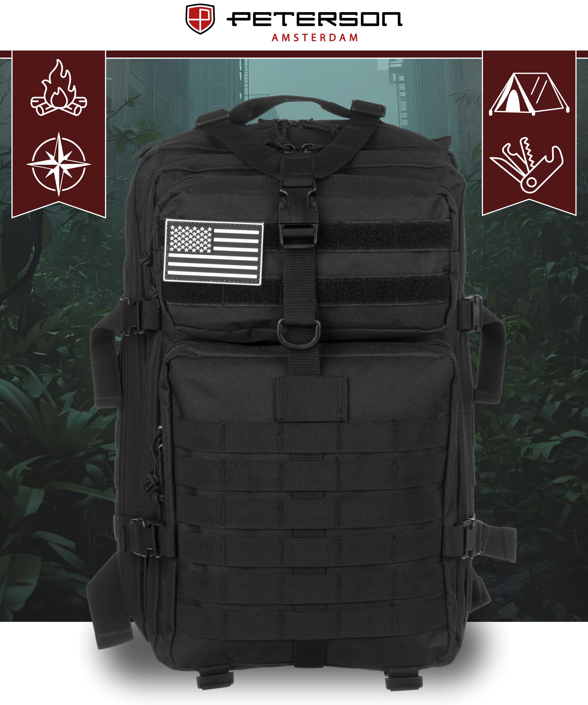 plecak ptn bl096-8090 black