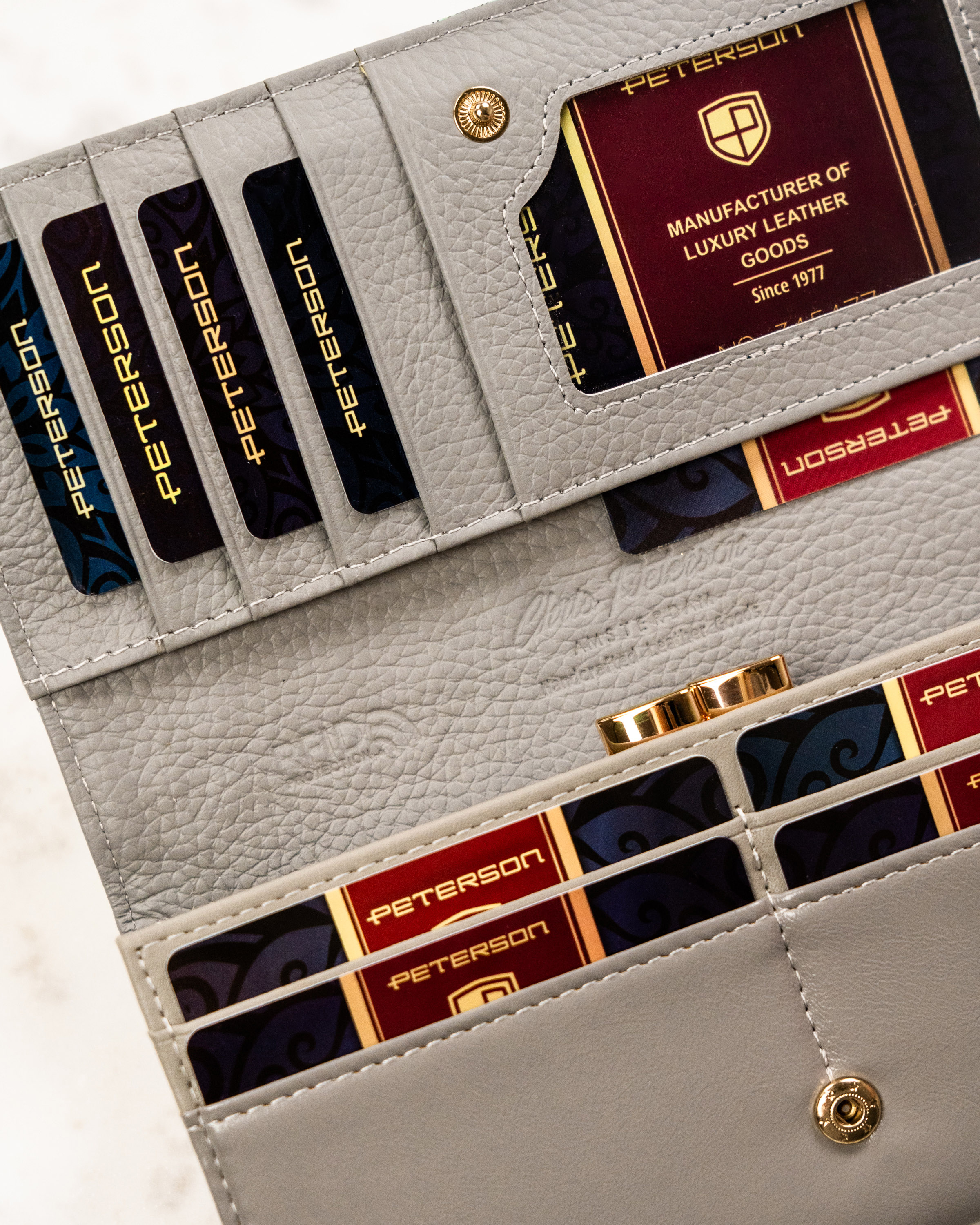 portfel damski skórzany ptn ph24-lfl-7049 green