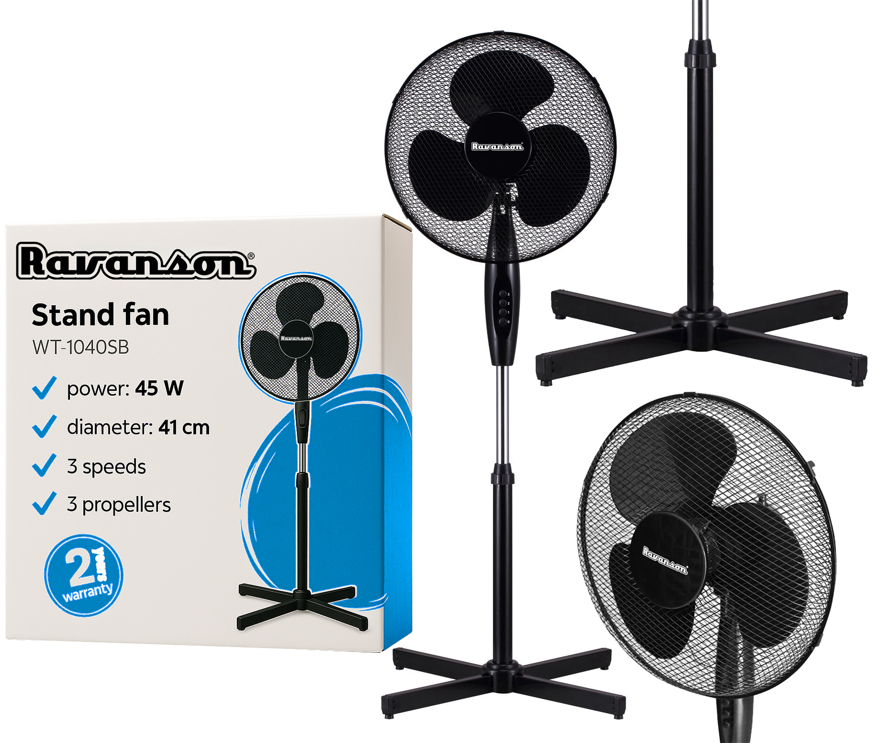 wentylator stojący ravanson wt-1040sb