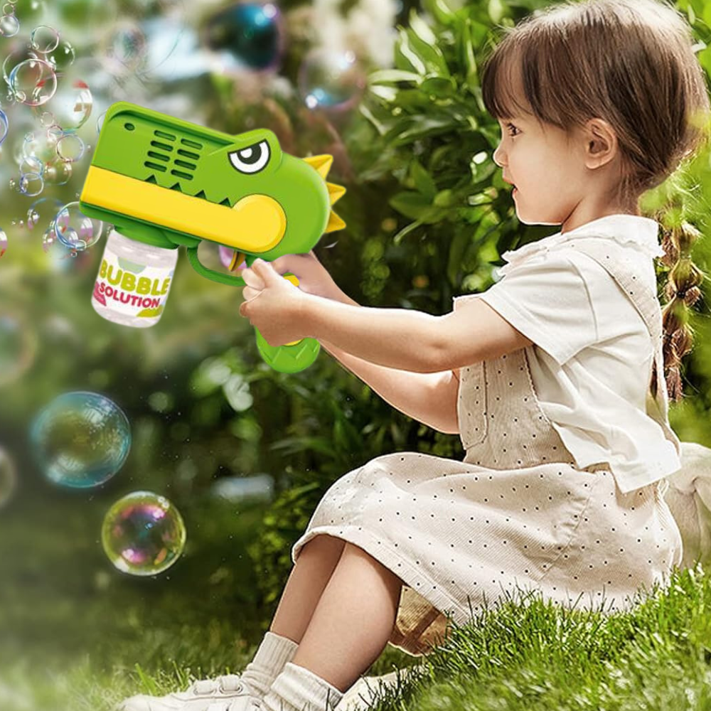 pistolet na bańki mydlane aparat do tworzenia baniek mydlanych + płyn