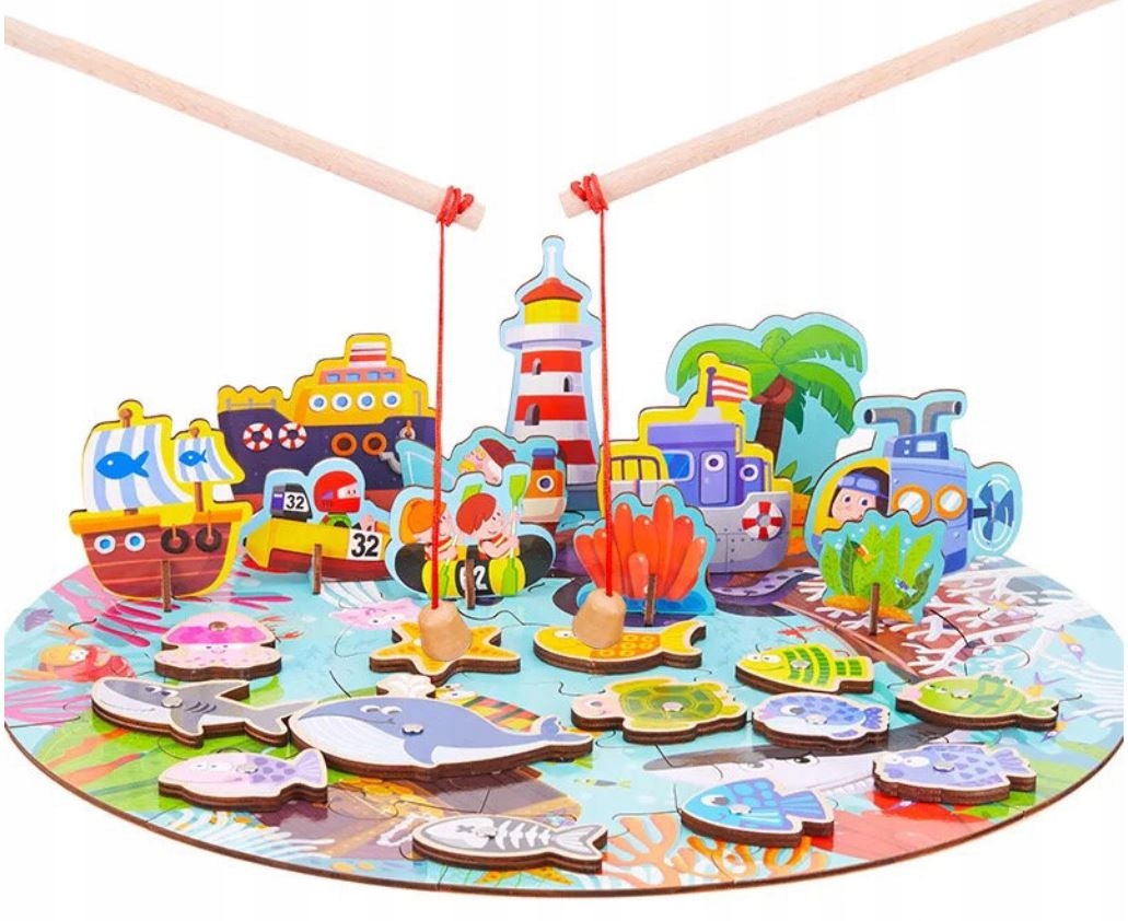 rybki do łowienia puzzle zkb-903