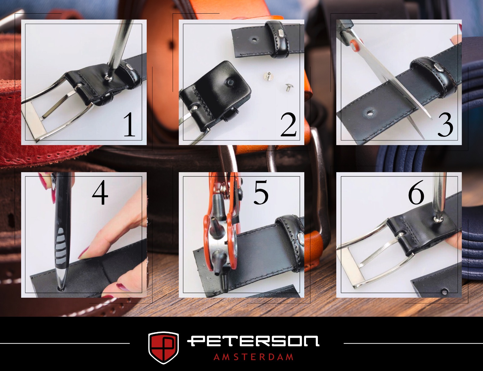 pasek szeroki ptn stu-06-95-3482 black