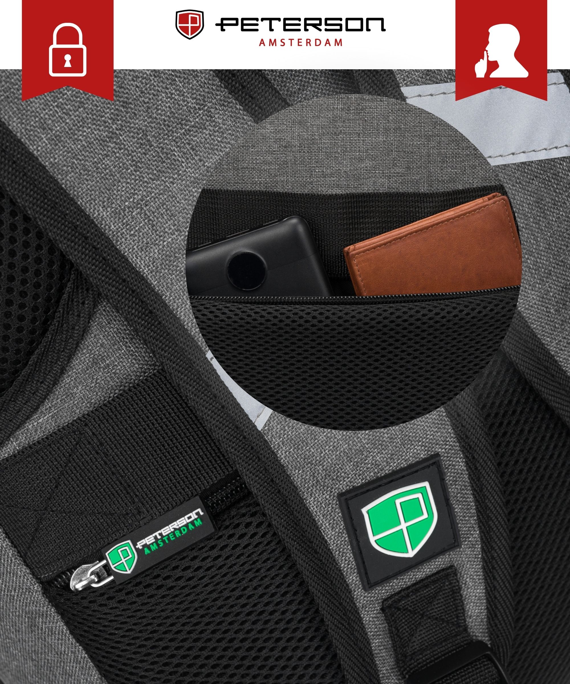 plecak ptn gpl-02-t-2049 gray+green