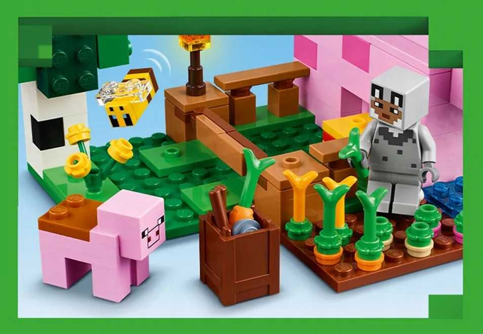 21268 - lego minecraft - dom prosiaczka