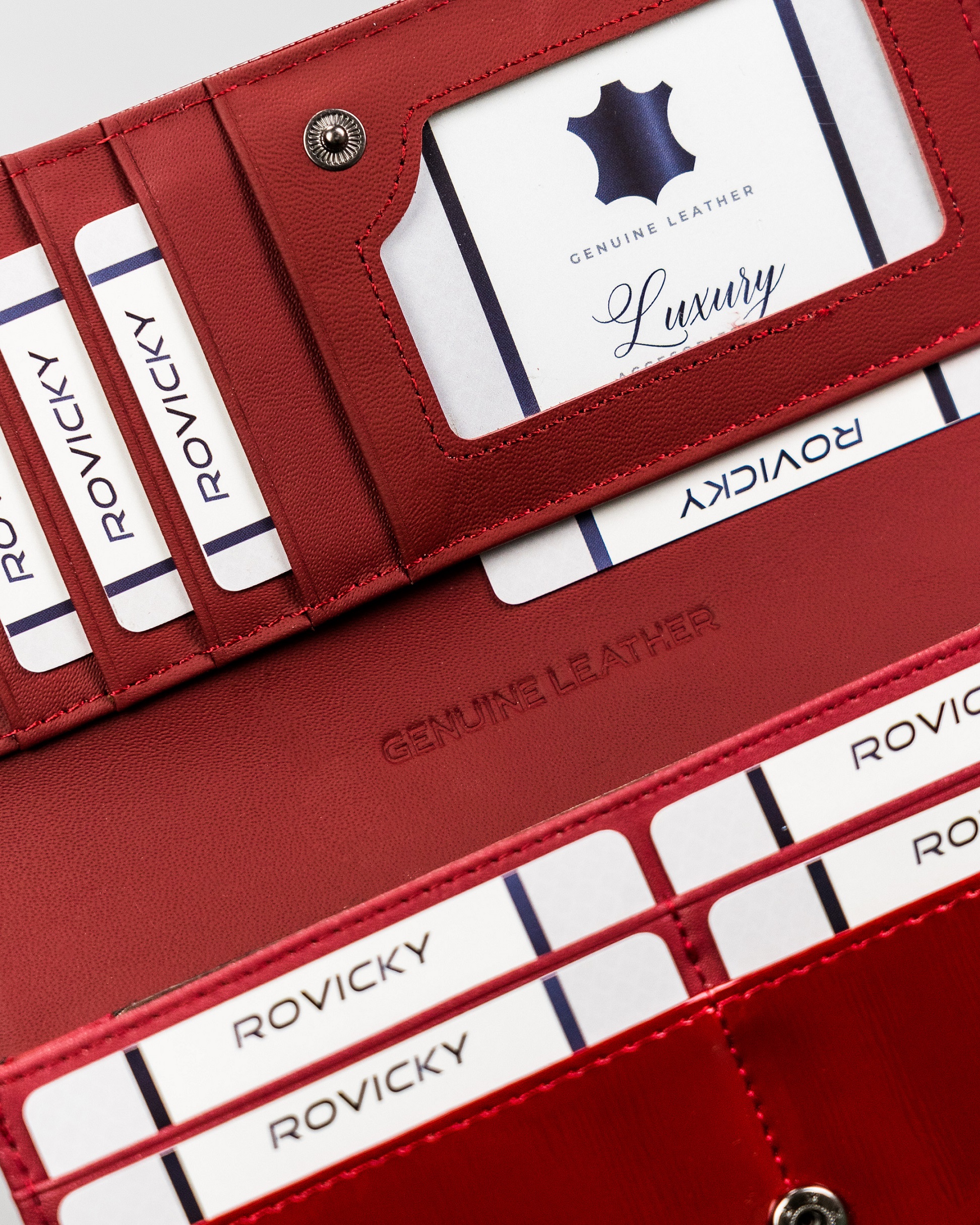 portfel damski skórzany h24-fo-2-sh9 red