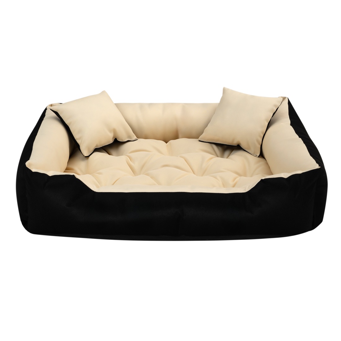 legowisko dla psa kojec ecco 55x45 cm wodoodporne beżowe