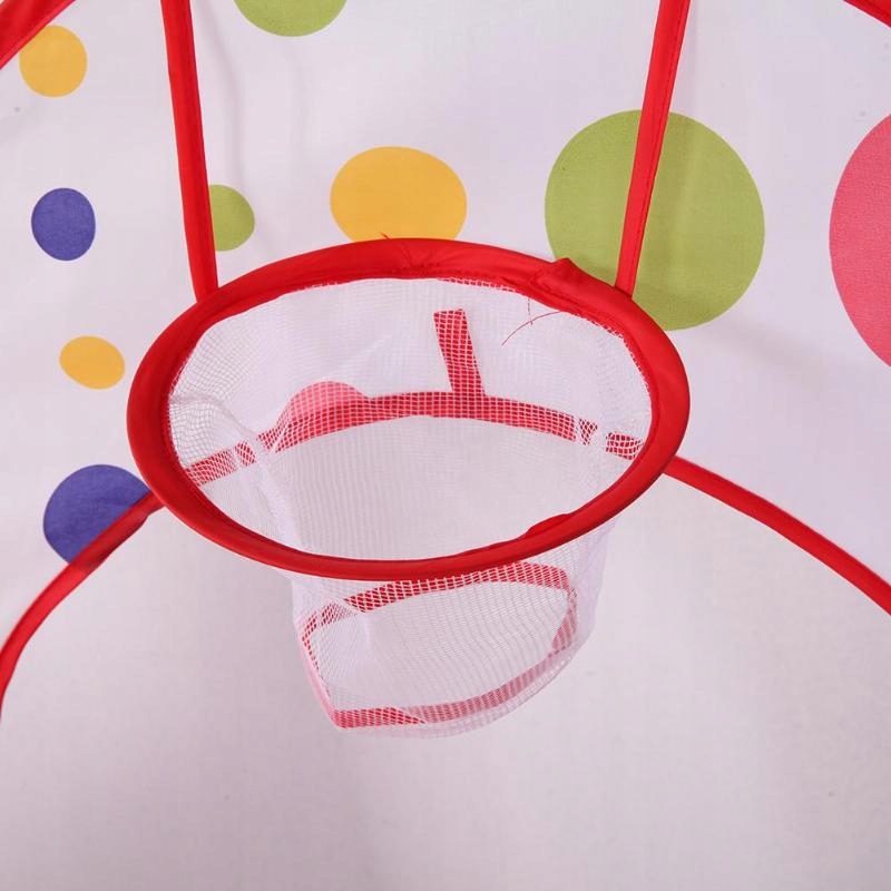 namiot biało czerwony z tunelem 16335