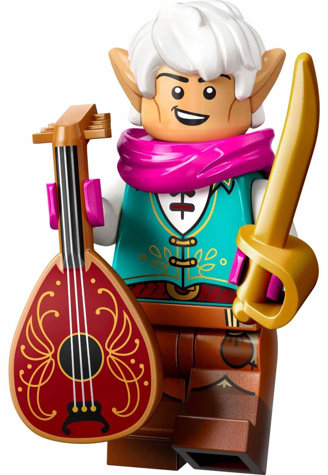 71047 - lego minifigures - elf bard - dungeons & dragons