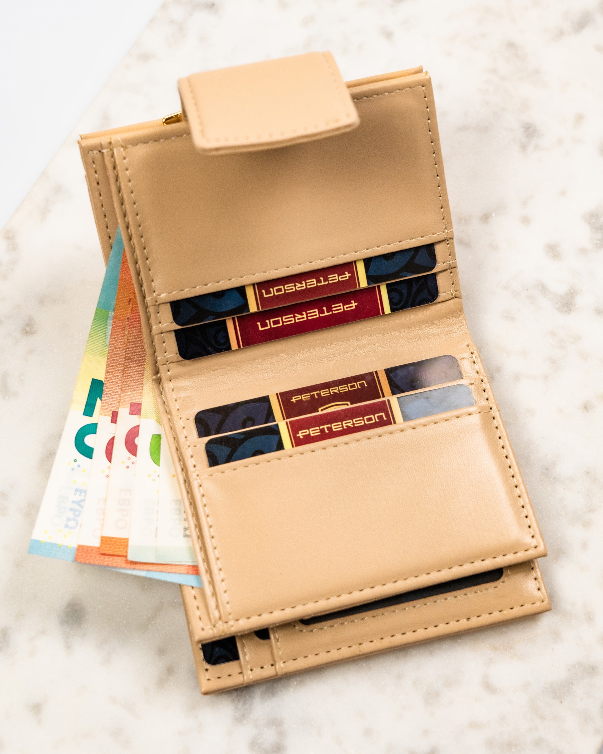 portfel damski eko ptn 42329-f8-7548 beige