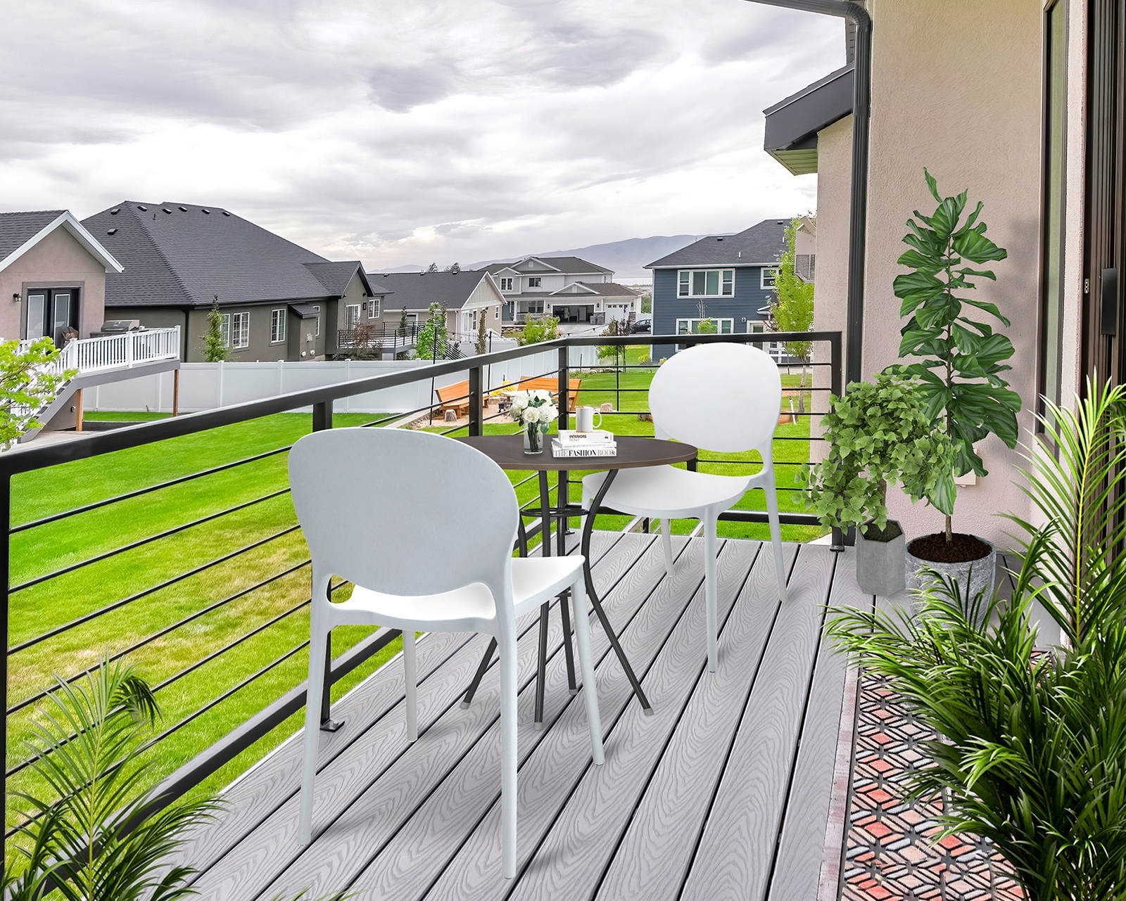 krzesło justin białe