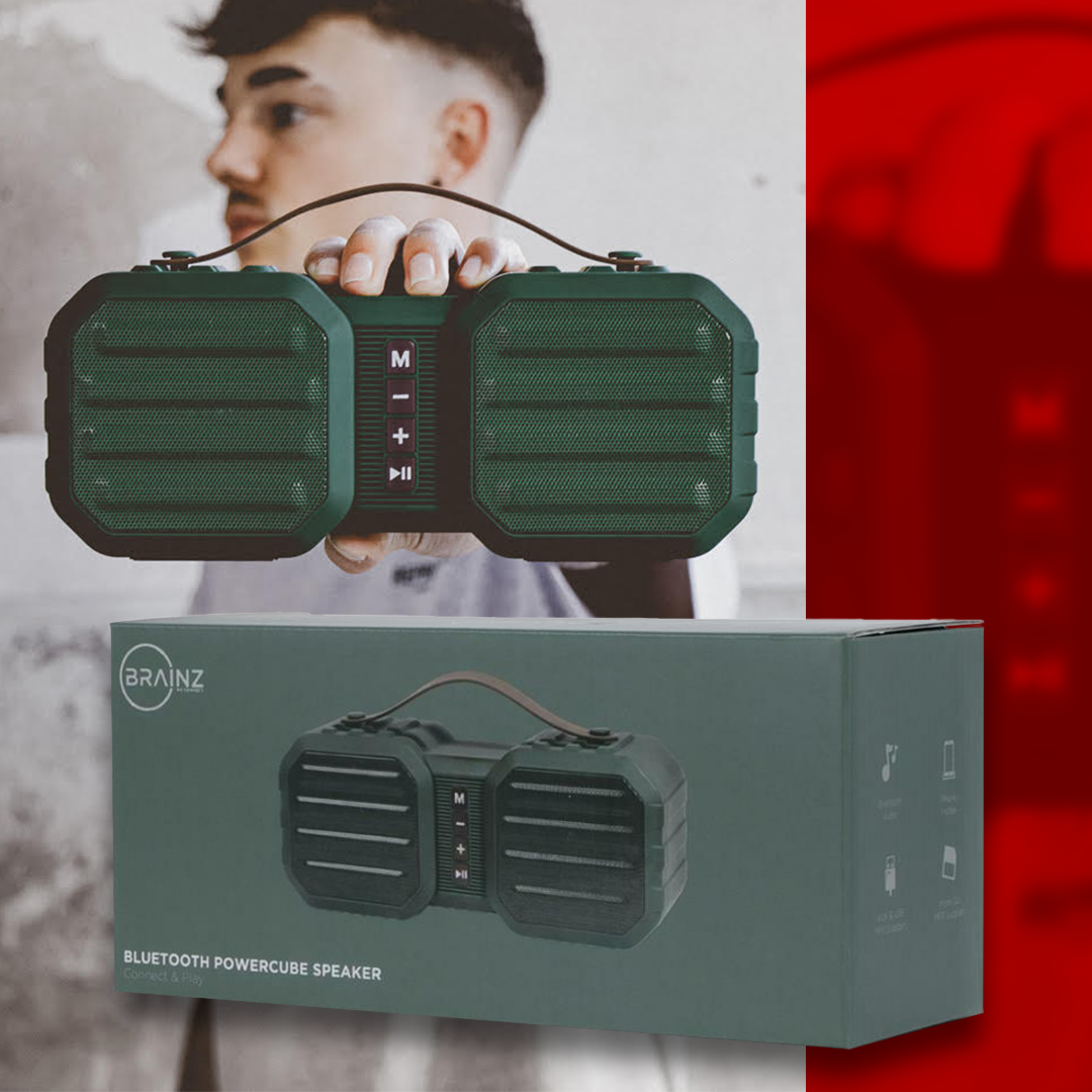 głośnik brainz power cube speaker głośnik bluetooth brainz
