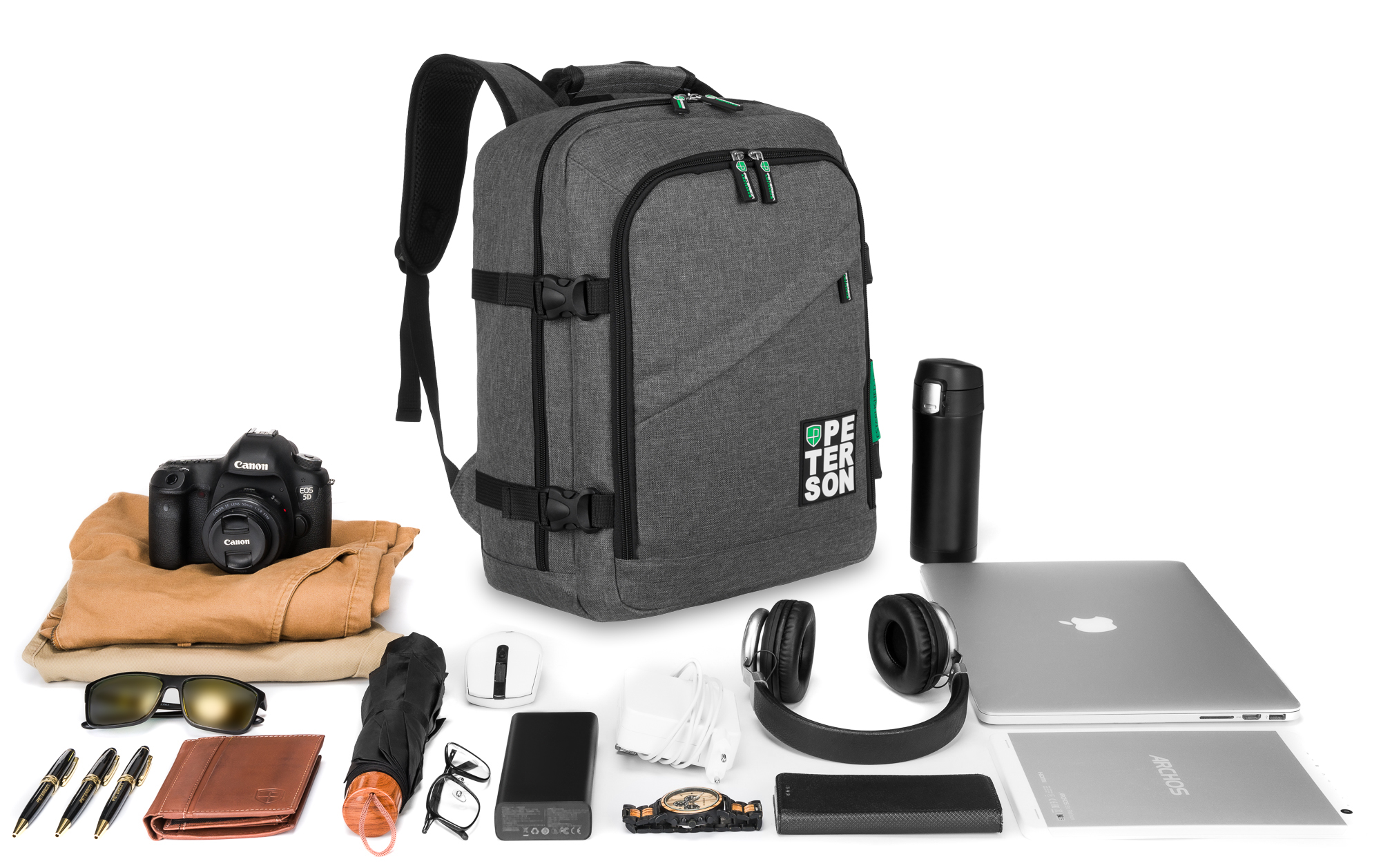 plecak ptn gpl-02-t-2049 gray+green