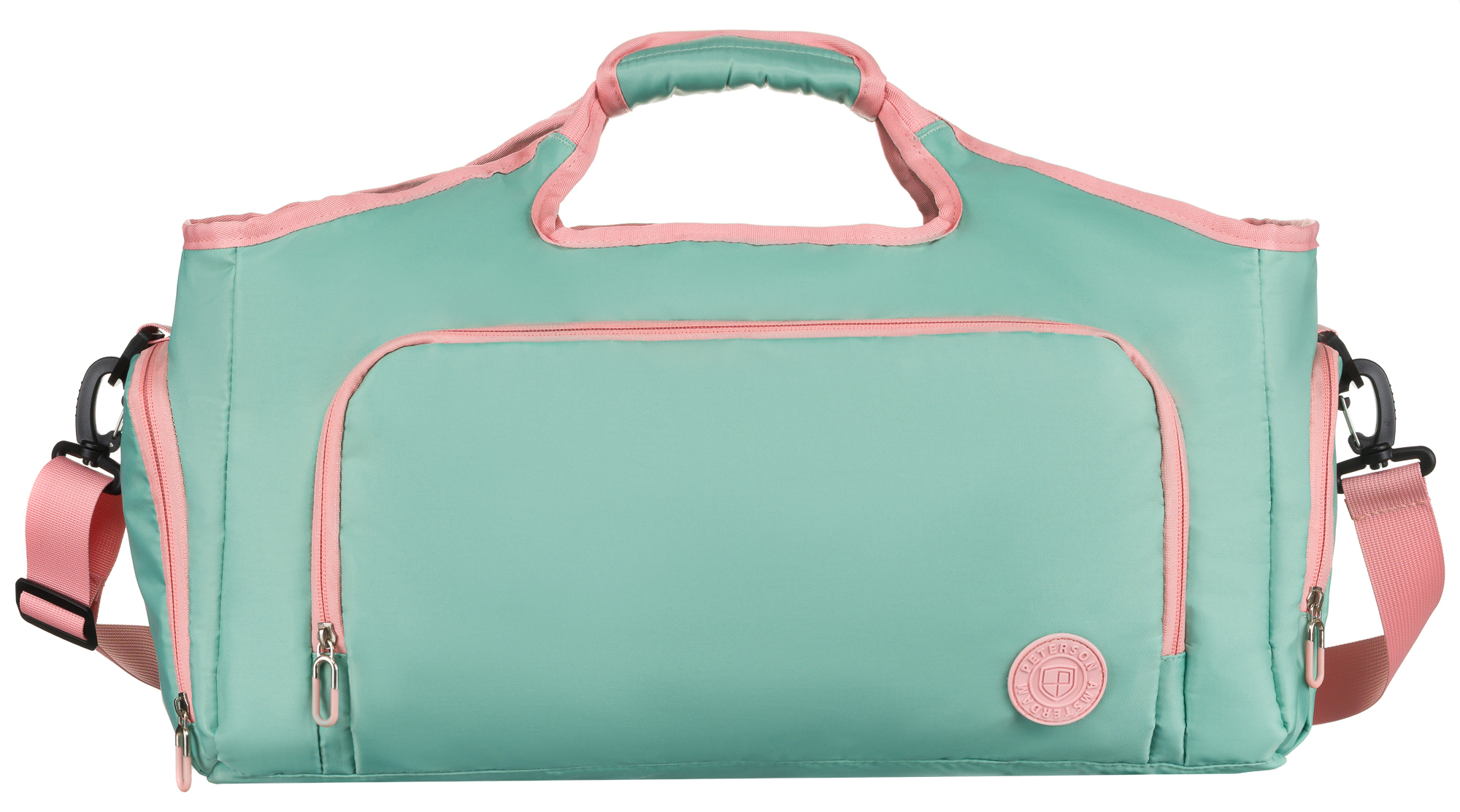 torba podróżna ptn 24480-6606 mint-pink