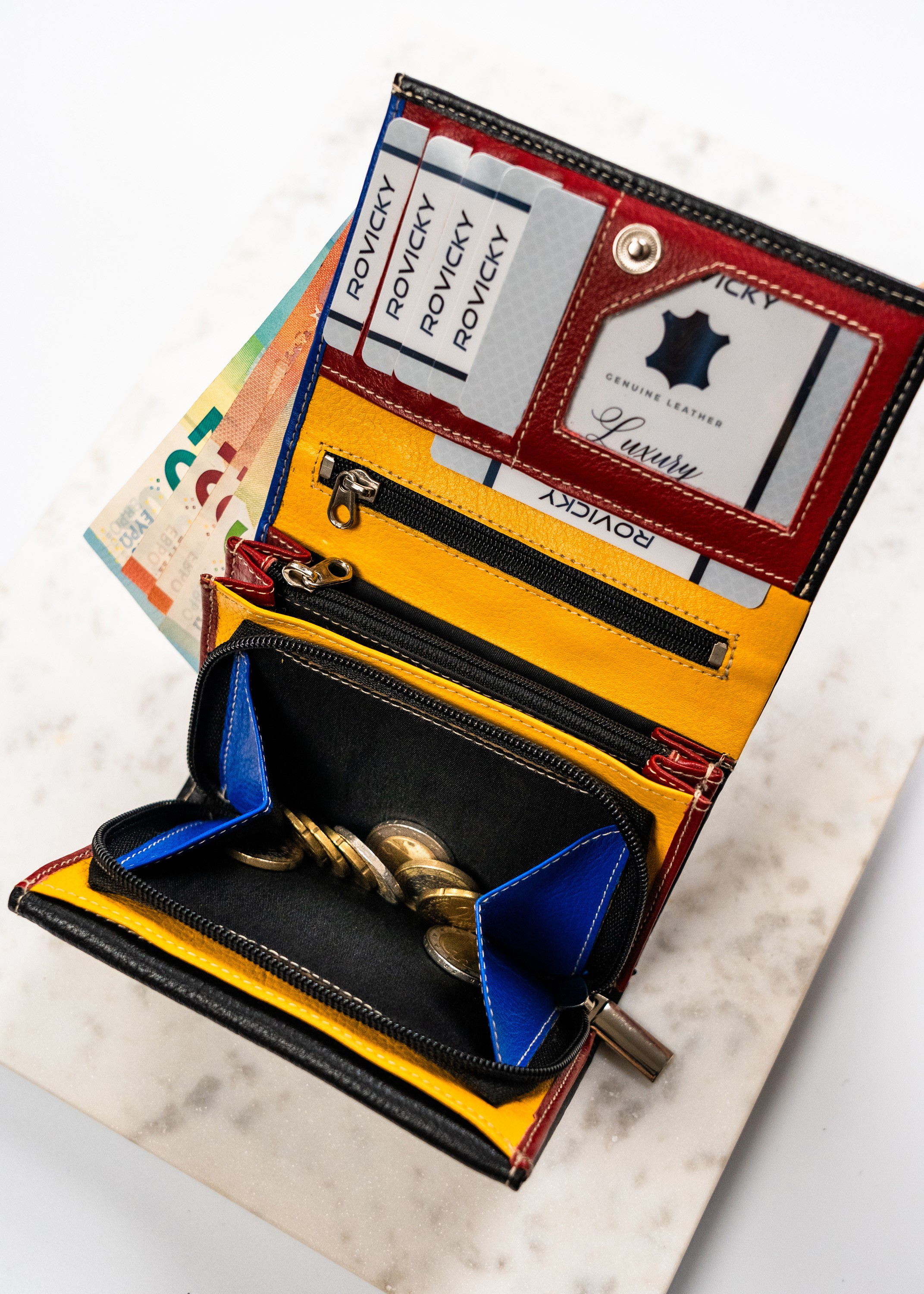 portfel damski skórzany rd-38-ndm-5573 multi black