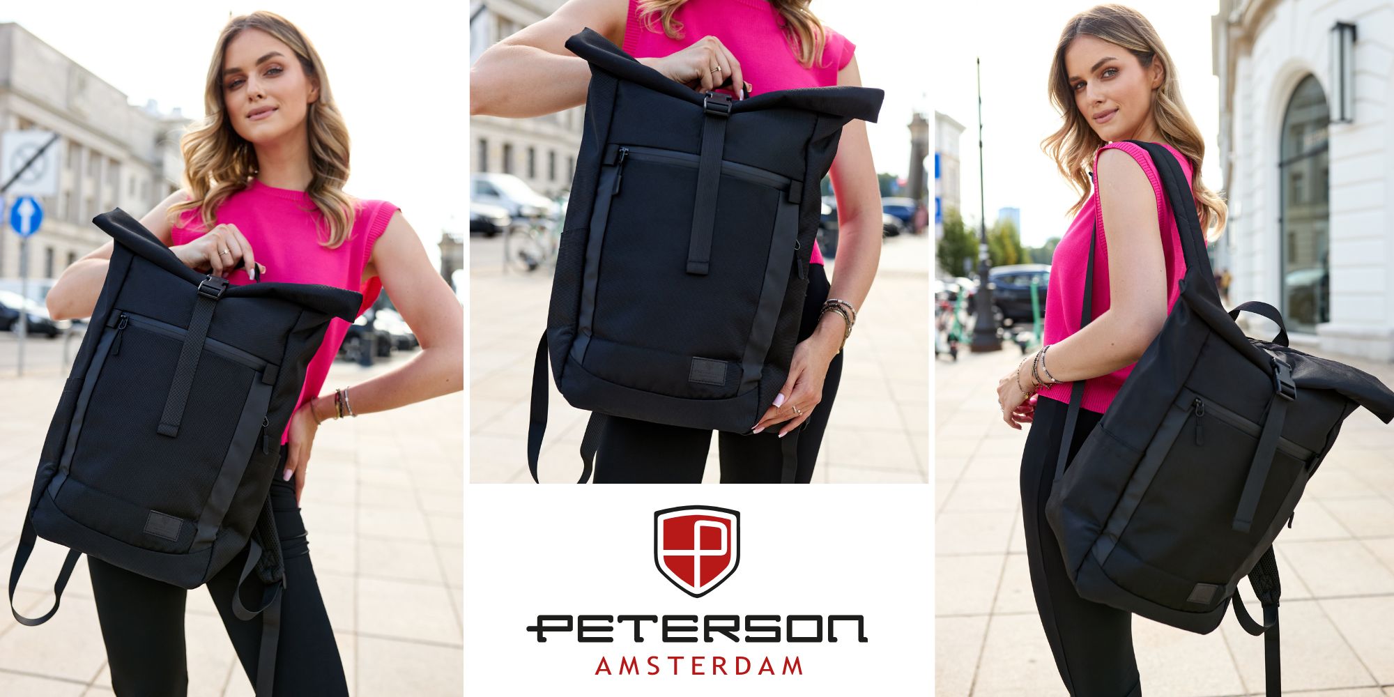 plecak miejski ptn rio-9114 black