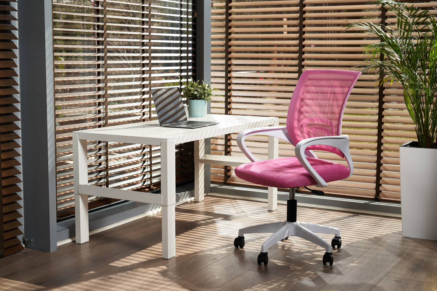 krzesło smart różowe