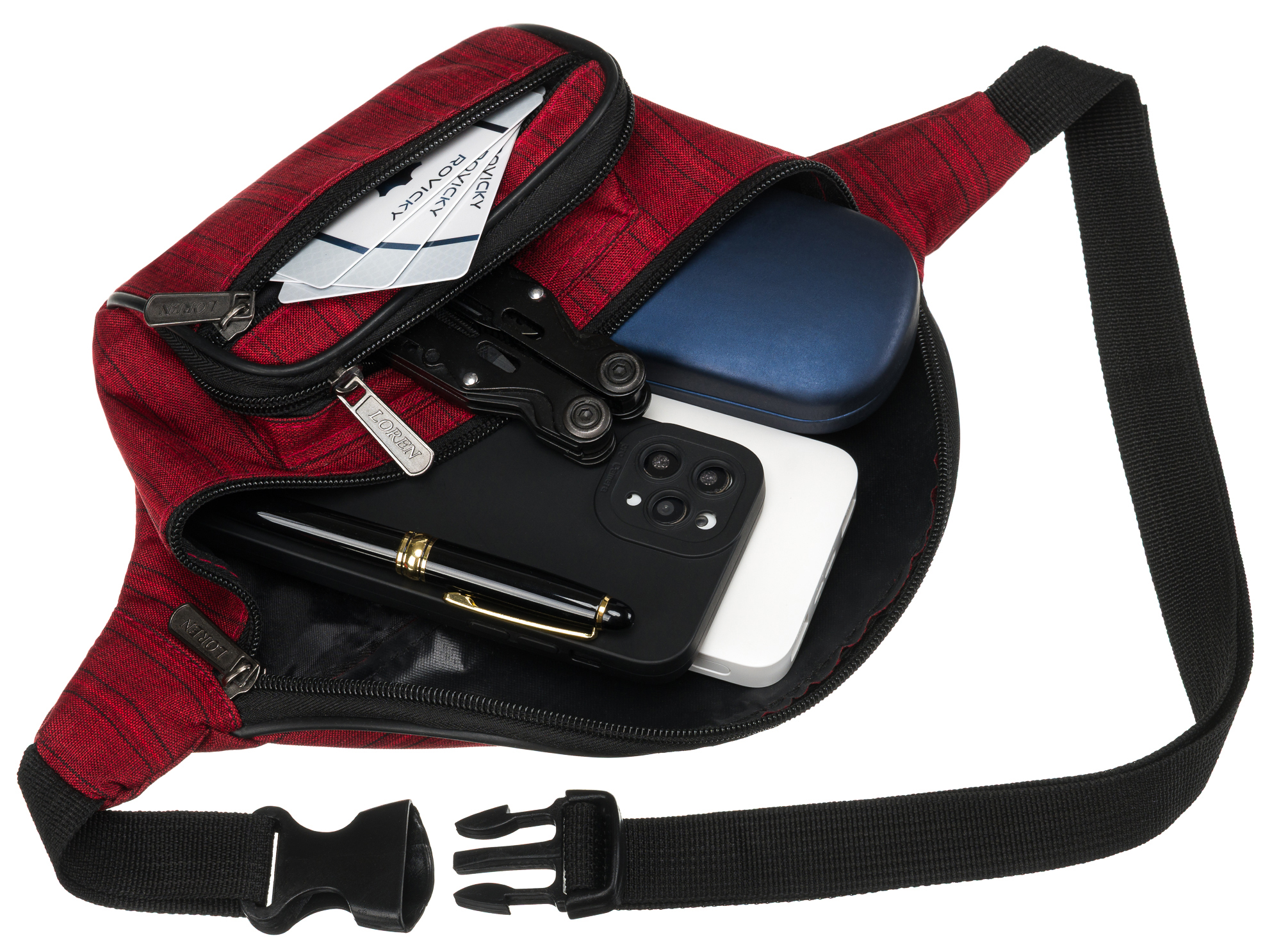 saszetka na pas wb-n-1b-red