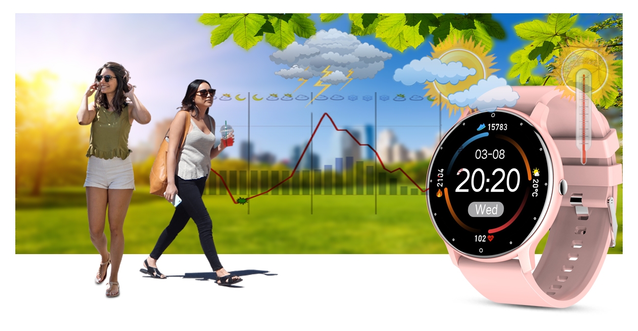 smartwatch damski gravity gt1-1