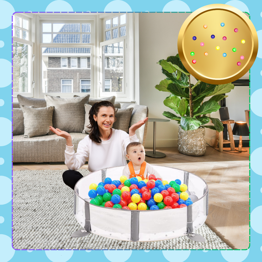 mata edukacyjna dla niemowląt interaktywna 4w1 słonik piłeczki maskotki